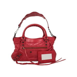 Balenciaga The First Leather Shoulder Bag